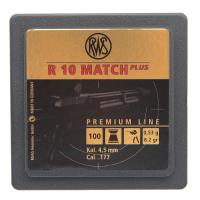 Пульки RWS R10 Match Plus винтовочные 4,5мм, 053г (100шт./бан.)