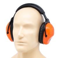 Купить Наушники противошумные ShotTime 15 стрелковые,NRR 22d/SNR 27dB,оголовье экокожа+полиур.,оранж.,200г