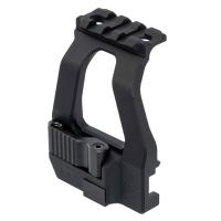 Купить Кронштейн SAG BIT боковой бысросъёмн.Picatinny/ACOG для АК/Сайга,стальн.защёлка и зуб,алюм.сплав,98г