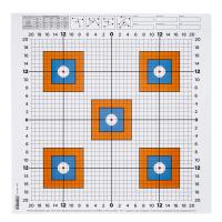 Купить Мишень Выверка-5, 40х40см, 100 г/м (100 шт./уп.)