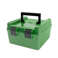 Коробка (кейс) MTM на 100 патронов 30-06 / 243, R-100-10, пластик, зеленый 