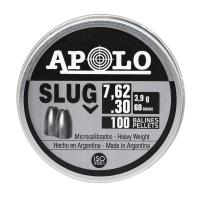 Купить Apolo "Slug" пуля пневм. к.7,62мм, 3,9г.,60 gr (100шт/бан)