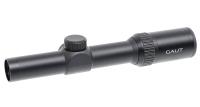 Купить Прицел Gaut Quartz 1-4x24, сетка 65, SFP, без подсветки, 30мм, поправки 1/2 МОА, ударная стойкость-у