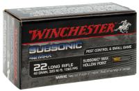 Купить Патроны .22 LR Winchester Subsonic Max HP 2,72г (50шт)