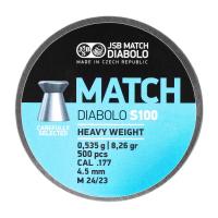 Купить Пуля пневм. 4,5 JSB Blue Match Diabolo S100, 0,535г (500шт/бан)