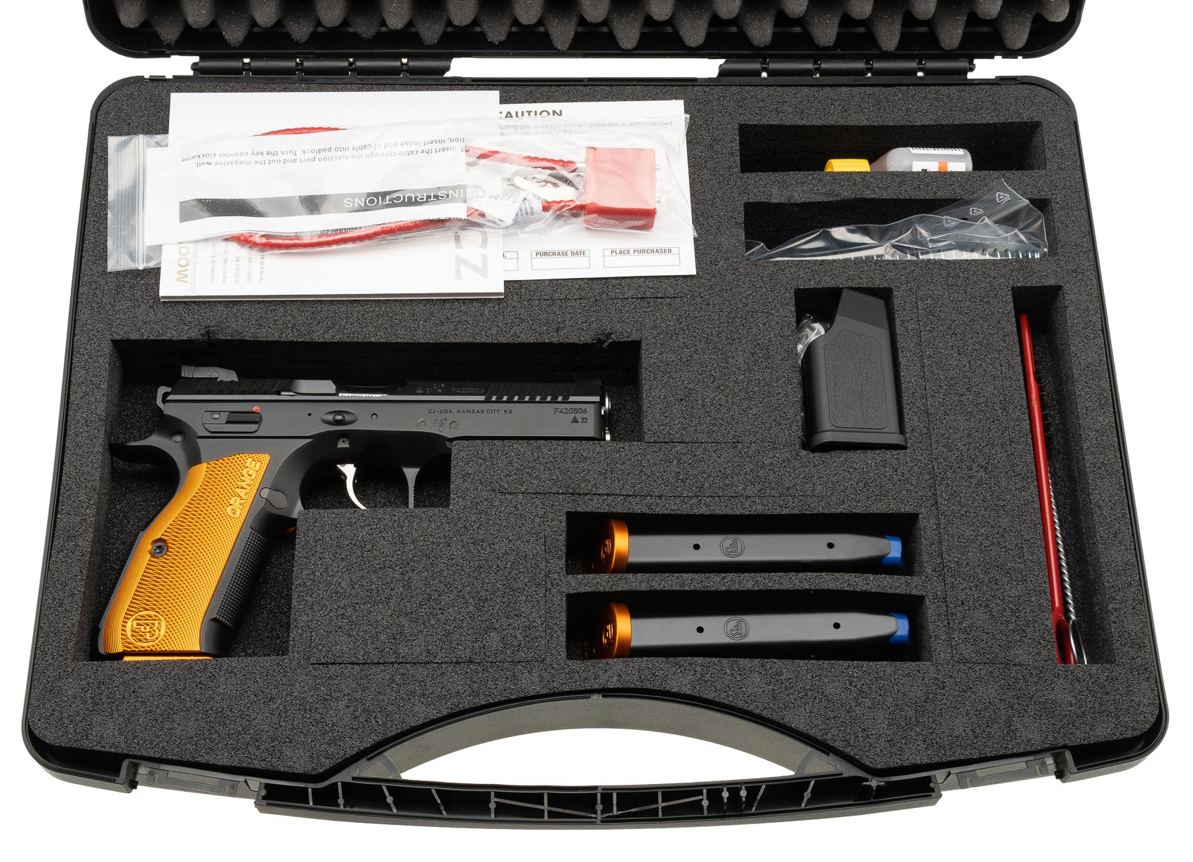 Спортивный пистолет CZ Shadow 2 Orange kal. 9mm Luger (9х19