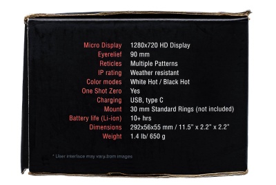 Купить Прицел тепловизионный ATN MARS LT 320, 2-4x,320x240, 12pm, диаметр 19мм, 60Гц