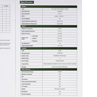 Купить Прицел тепловизионный ATAK ET23-35LRF PRO