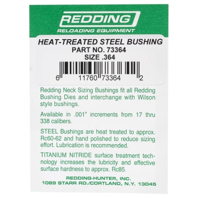 Купить Бушинг Redding сталь .364