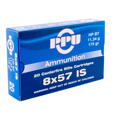 Купить Патроны к. 8x57 JS PPU пуля HP 11,34 г