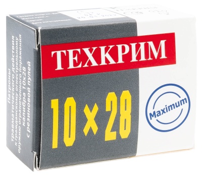 Купить Патроны Техкрим MAXIMUM к.10x28 РП