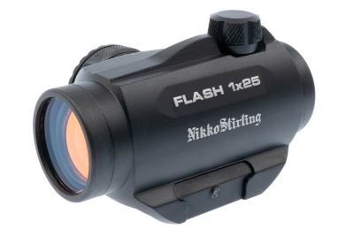Купить Коллиматор Nikko Stirling Flash 1x25мм,закрытого типа, точка 3МОА, на Weaver+выс.проставкаNRD25H