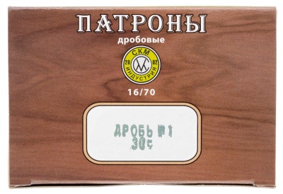 Купить Патроны СКМ к. 16/70 №1 30 г