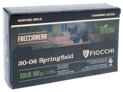 Купить Патроны .30-06 Spring. с пулей "Solid Expansion" 11,66г. Freccia Nera Fiocchi патрон