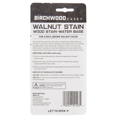 Купить Водостойкий состав для морения ореха Birchwood Walnut Wood Stain  90 мл, лесной орех