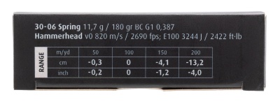 Купить Патроны .30-06 Sako 11,7g\180gr SP Hammerhead