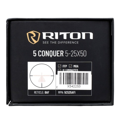 Купить Прицел опт. RITON X5 CONQUER 5-25х50 MOA