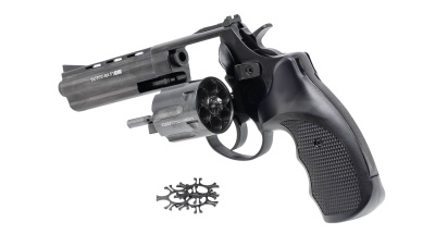 Купить ТАУРУС-S KURS кал.5,5 под патрон 10ТК 4,5 черный сигнальный револьвер