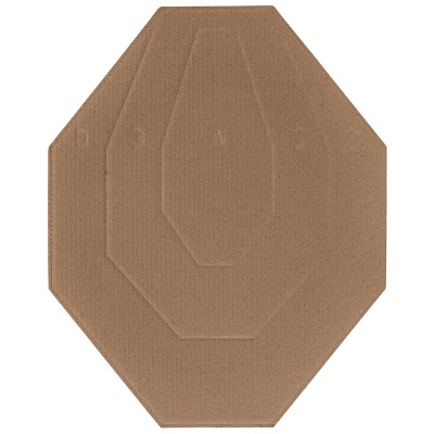 Купить Мишень IPSC классическая (с белой стороной) 580*460мм, гофрокартон Т23 (10 шт./уп.) 