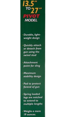 Купить Сошки Caldwell XLA 13,5"-27" Bipod-Pivot