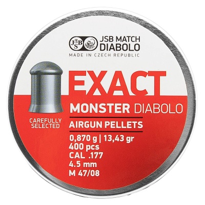 JSB Diabolo Exact Monster 4,5mm (в уп.400шт)