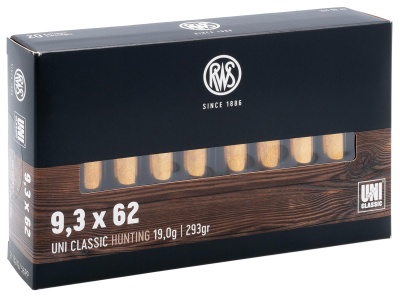 Купить Патроны к. 9,3x62 RWS пуля UNI Classic 19 г