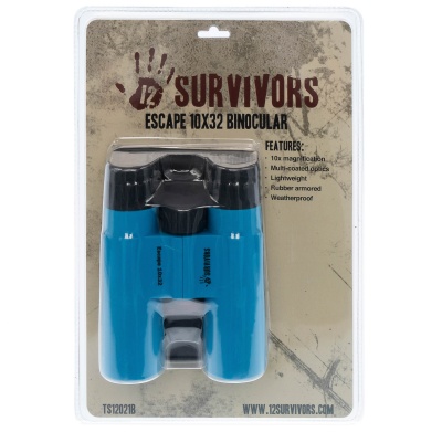 Купить Бинокль 12 Survivors Escape 10х32 синий