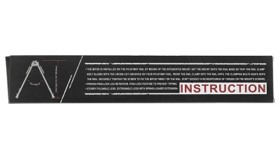 Купить Сошки Vector Optics 15-26"для установки на антабку(регулир.,фиксация dbynjv,высота38-66см)(SCBPS-06)