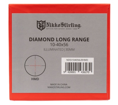 Купить Прицел Nikko Stirling 10-40х56LR, Skeleton HMD, подсв. красн./зелен., SF параллакс, 30мм,