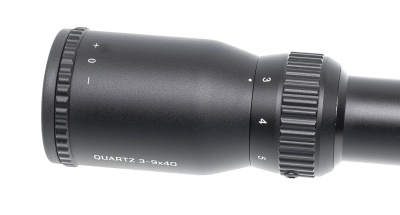 Купить Прицел Gaut Quartz 3-9x40, AO-параллакс, сетка 2 (Mil-Dot), SFP, кольца, подсветка красная, 25.4мм, 