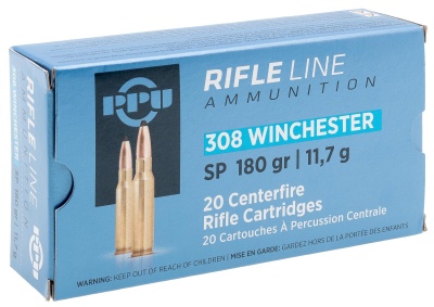 Купить Патроны к .308 Win PPU пуля SP 11,7 г
