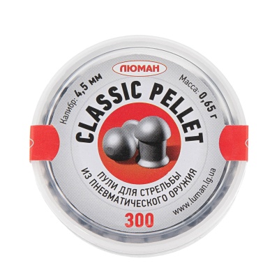Купить Пули Люман Classic Pellets к. 4,5 мм 0,65 гр. (300 шт)