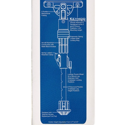 Купить Раздельные сошки Leapers-UTG на KeyMod, высота 5,7"-8", TL-BPDK01