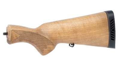 Купить Деревянный приклад к ружью Бекас, орех, резиновый затыльник