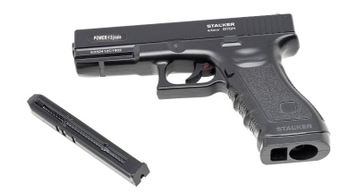 Купить Пистолет пневматический Stalker S17GM (Glock17) к.4,5мм, 12г