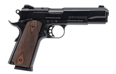 Купить K 1911 KURS кал. 5,5мм под патрон 10ТК classic черный пистолет сигнальный 
