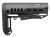 Купить Телескопический приклад DLG Tactical TBS COMPACT с резиновым затыльником, черный