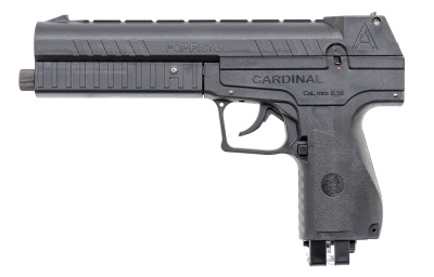 Купить Пневматический пистолет А+А Cardinal 6.35 мм (пулевой, со стальными контейнерами) (до 3Дж)