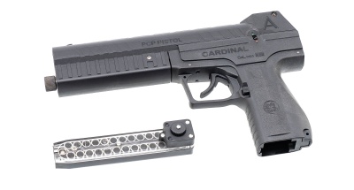 Купить Пневматический пистолет А+А Cardinal 6.35 мм (пулевой, со стальными контейнерами) (до 3Дж)