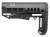 Купить Телескопический приклад DLG Tactical TBS COMPACT с резиновым затыльником, черный