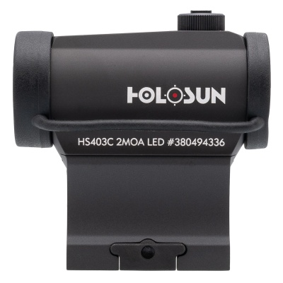 Купить Коллиматор Holosun HS403C PARALOW на Weaver/Picatinny красная точка 2 MOA, солнечная батарея 