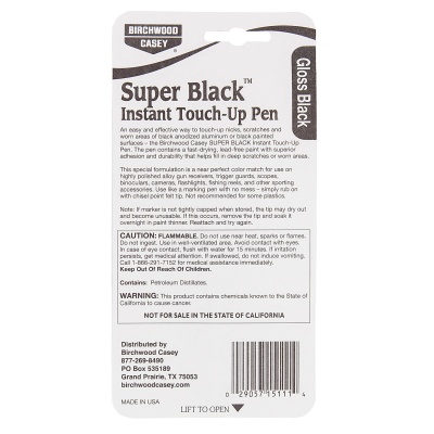 Купить Карандаш для воронения Birchwood Super Black черный глянец 10 мл