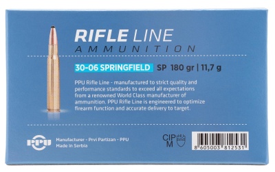 Купить Патроны к .30-06 PPU пуля SP 11,7 г