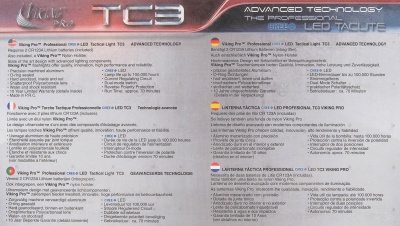 Купить Фонарь Viking Pro CR123х2 (CАА), TC-3