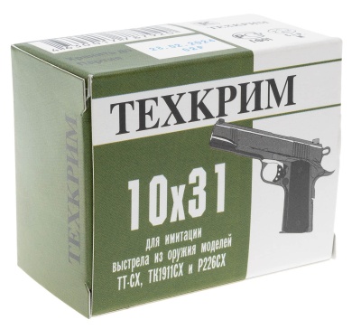 Купить Патроны Техкрим светозвуковые для ТТ-СХ к. 10x31