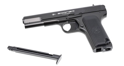 Купить Пневм. пистолет BORNER TT Blowback Black к.4,5мм/.177 (до 3Дж)