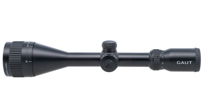 Купить Прицел Gaut Quartz 4-12х50,AO-параллакс,сетка 2(Mil-Dot),подсветка красн.,25.4мм,поправки1/4МОА,458г