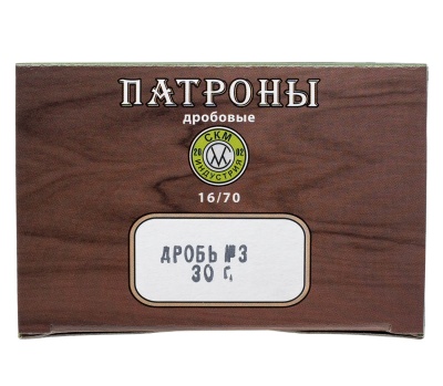 Купить 16/70 №3 30г Импорт СКМ патрон 