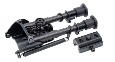 Купить Сошки Vector Optics 6-9"для установки на антабку(ноги-карбон,фиксац.винт,15.5-23см)(RSCFP-06)