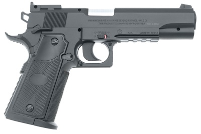 Купить Пистолет пневмат. Stalker S1911Т(аналог "Colt1911") к.4,5мм,пластик,120м/с,черный,+250шар